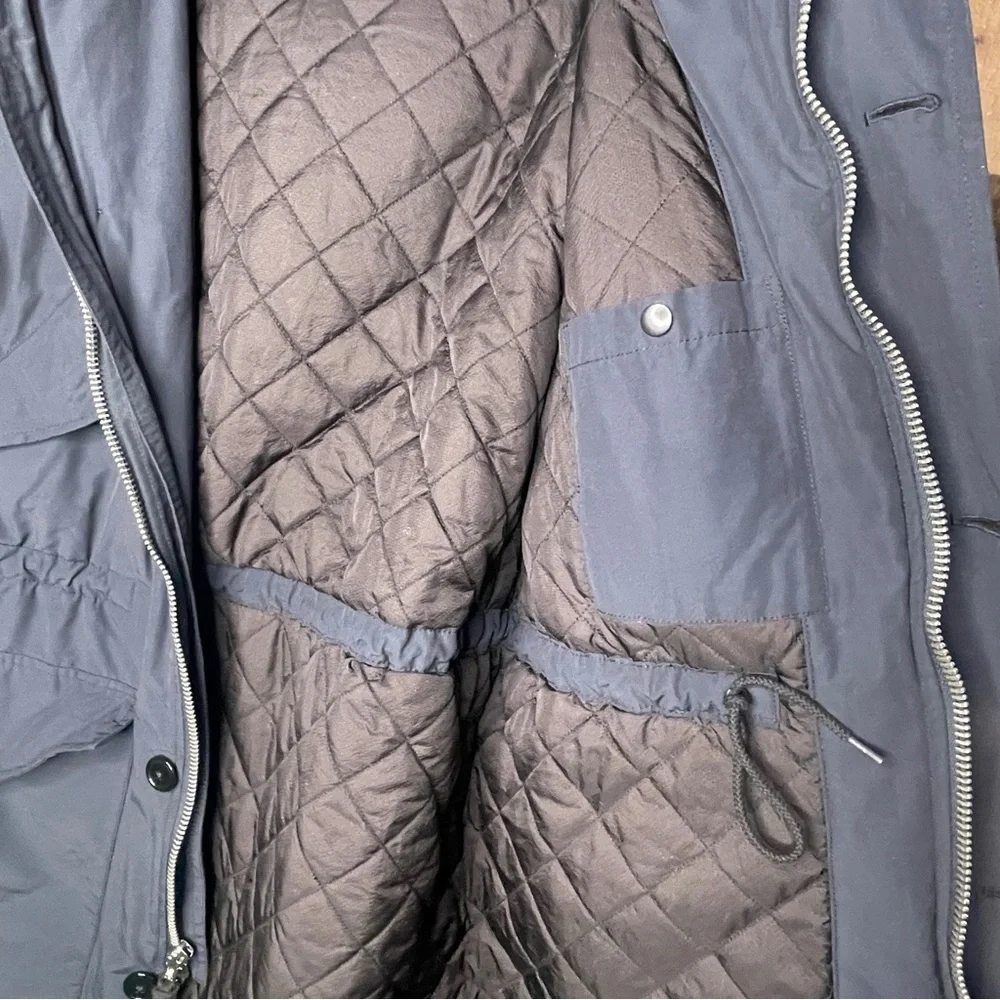 J Crew Sportsman's Outfitter Hooded Snorkel‎ Coat in Obsidian Men's Size - M